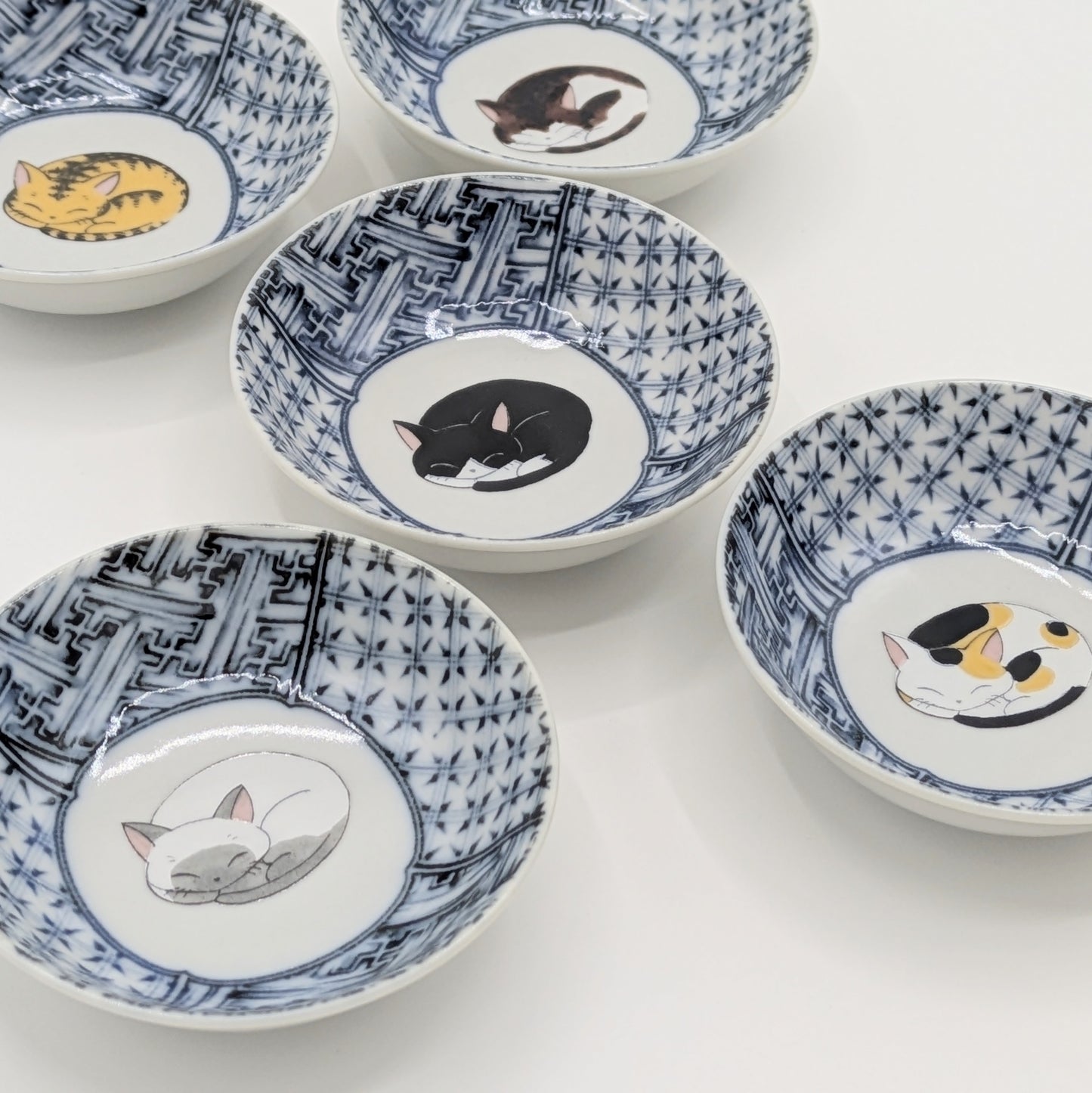 Kutani Ware Small Bowl (Set of 5 bowls) from Japan