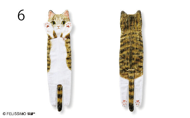 Kawaii Cat Hand Towel - Many cat variations! from Japan