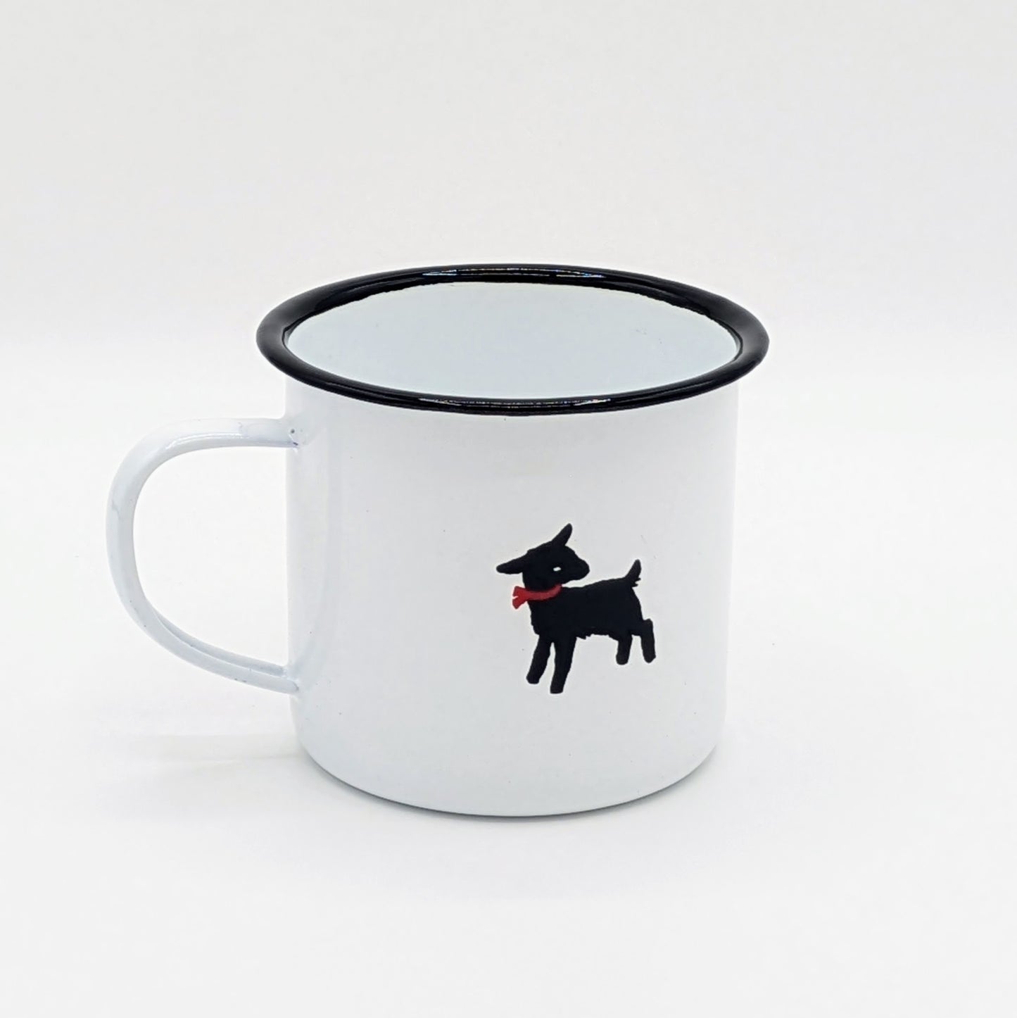 Retro Kawaii Animal Enamel Mug from Japan