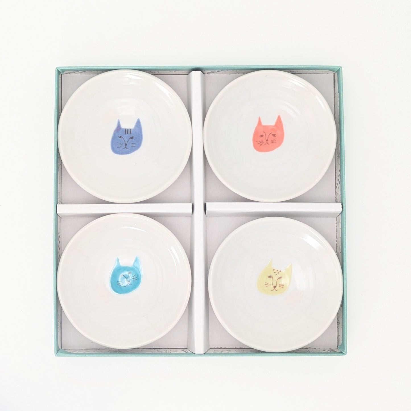 Kutani Ware Small Plate HAREKUTANI (Set of 4 plates) from Japan