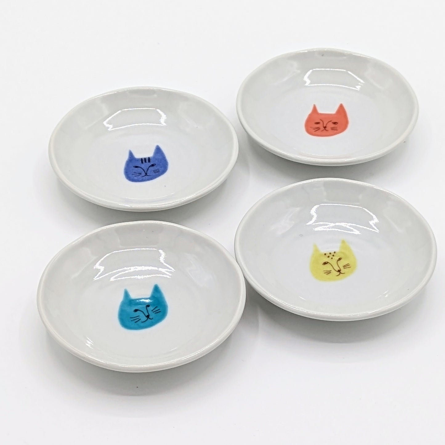 Kutani Ware Small Plate HAREKUTANI (Set of 4 plates) from Japan
