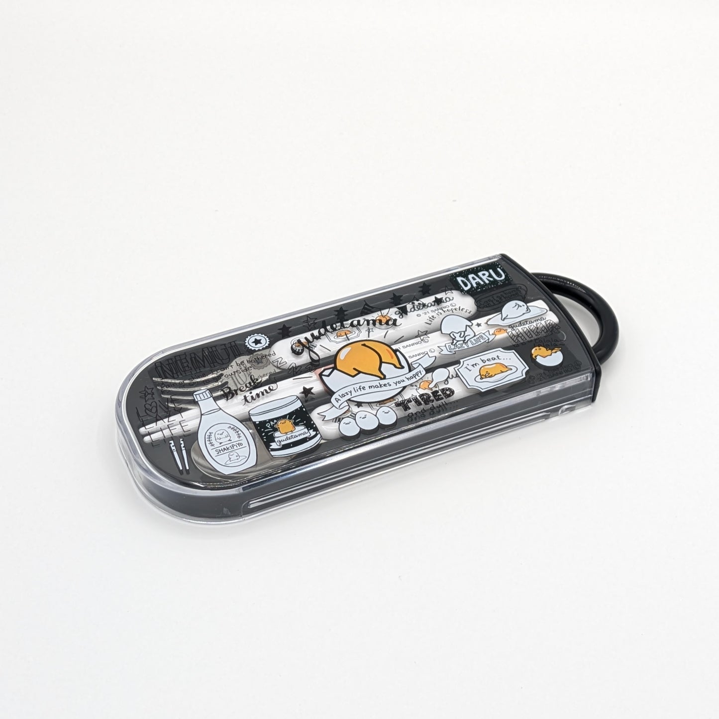Kawaii Gudetama Bento Cutlery Set  (Dishwasher-Safe) from Japan